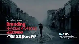 Curso Crear Branding Personal Multimedia Responsive HTML5, CSS3, jQuery, PHP