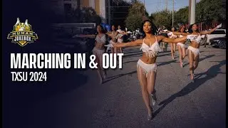 Southern University Human Jukebox | Marching In & Out | Texas Southern 2024
