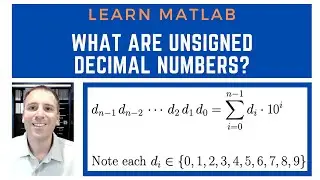 What are unsigned decimal numbers?
