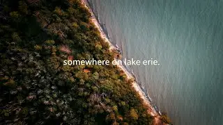 somewhere on lake erie.