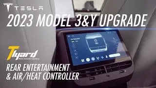 2023 Tesla Model 3 New Rear Climate Control & Multimedia Display Upgrade! 