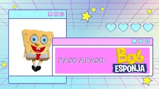 BOB ESPONJA! Tutorial muñeco de peluche - Paso a Paso - Como hacer - Ideas Faciles de Manualidades