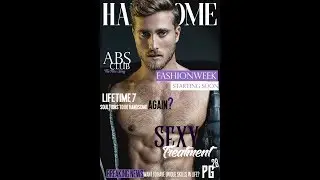 Photoshop Tutorial - How to make a Magazine 2018