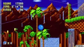 Sonic Mania Green Hill Act 2 Giant Ring Location 2 [Easy Super Sonic]