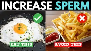 10 Best Foods To Increase Sperm Count | Fix Infertility | How To Increase Sperm Count