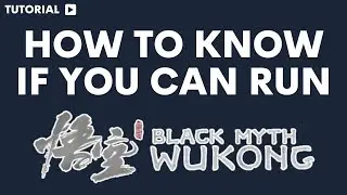 Can i run black myth wukong