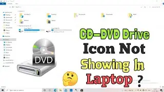 How To Solve CD-DVD Drive Icon Not Showing😱 |- Technical vansh |