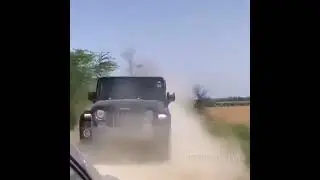 Mahindra thar 😎 offroad 🔥 || ft. Badnam gabru || #shorts #youtubeshorts #tharlover #villagelife