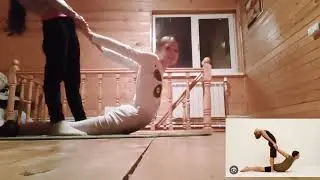 йога ЧЕЛЛЕНДЖ 💪!!! с МИЛАНКОЙ!!!