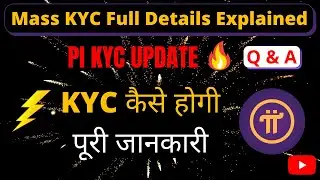 KYC Update in PI Network Latest News🔥 Today KYC Verification Full Information about KYC in Hindi