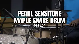 Pearl Sensitone Maple Snare Drum || Sound Check