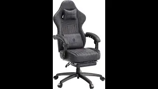 Downix Gaming Chair Breathable PU Leather(Grey)