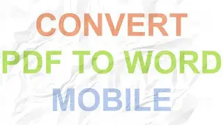 How to Convert PDF to Word on Android & iPhone/iPad