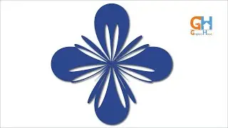 How to make flower shape design in adobe illustrator