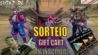 🔴 AO VIVO Free Fire💎SORTEIO GIFT CARD HOJE PRESENTES PARA OS INSCRITOS 🎮SQUAD COM OS INSCRITO