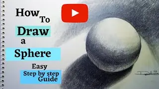 How to Draw and Shade a Sphere Easy Step by Step