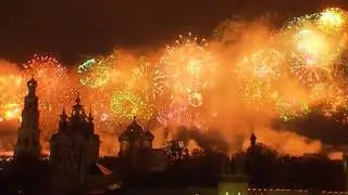 Салют 9-мая в честь  день победы Москва.