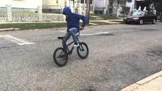 Bike tricks in the park