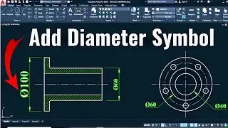 How to Write Diameter Symbol in AutoCAD