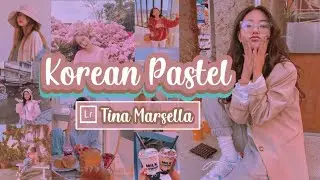 Korean Pastel Preset -  Lightroom  | How To Editing Popping Colors Lightroom Tutorial | Free DNG