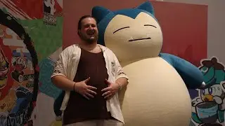 Purplecliffe Meets Snorlax In Real Life