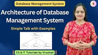 DBMS 5: Architecture of Database Management System |1-Tier | 2-Tier | 3-Tier Architecture