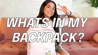 WHAT'S IN MY BACKPACK 2022 | college edition