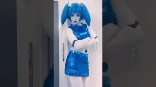 Robot Girl 🤖 #mylifeasateenagerobot #jennywakeman #xj9 #cosplay #makeup #cartoon