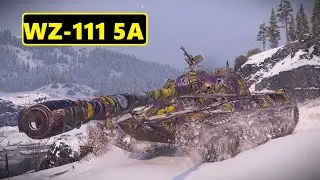 WZ-111 5A. 10,5k dmg without losing hp. 8 kills. World of Tanks Top Replays.