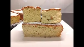 Gâteau mousseline à la banane/Prajitura pufoasa cu banana/Banana chiffon cake/Банановый пышный пирог