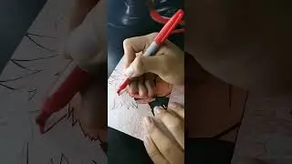 DRAWING SUKUNA #dibujo #drawing #tutorial #sukuna #jujutsukaisen #art #fyp