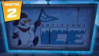 Fortnite: Mr Polar's Artisanal Ice Location (Winterfest Challenges)