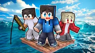 3 KAMARÁDI vs REALISTICKÝ RAFT v Minecraftu...