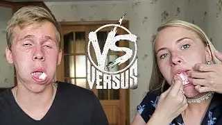 ПУХЛЫЙ КРОЛИК ЧЕЛЛЕНДЖ | CHUBBY BUNNY CHALLENGE Versus PashaNastya