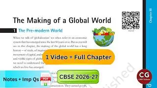 The Making of a Global World Class 10 | History Chapter 3 Explained in One Shot
