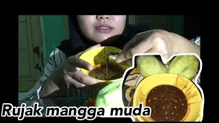 Mukbang mangga muda malem malem | seger banget
