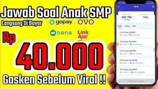 Jawaban Soal Anak SMP Di Bayar Rp 40.000 - Aplikasi Penghasil Uang Terbukti Membayar 🔥