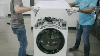 Installation instructions of Coin box and drop for Standalone Commercial Front Load Dryers