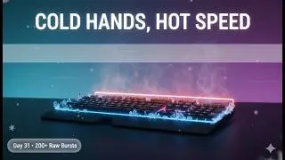 COLD FINGERS, HOT BURSTS (203 WPM?!) ❄️🔥 | 200 WPM CHALLENGE DAY 31