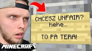 Takiej MAPY UNFAIR JESZCZE NIE BYŁO w Minecraft! *Wow*