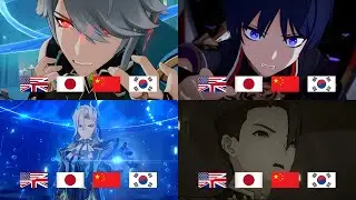 ICONIC GENSHIN MOMENTS IN MULTIPLE LANGUAGES (COMPARISON) • GENSHIN IMPACT