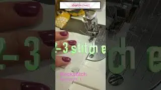 Demystifying The  Backstitch? Sewing Basics Pt 1