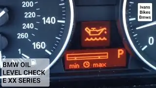 How To Check The Engine Oil Level On A BMW E70 E90 E92 E87 E88 M3 M5 E65 E83 E85 G20