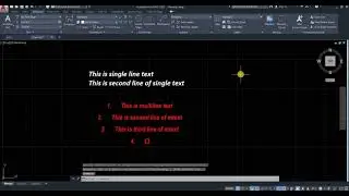 49- Multiline Text | Mtext | AutoCAD 2020 from Basic to Advance Features