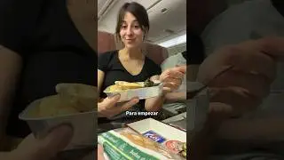 What we ate on a 23-hour flight ✈️