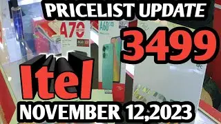 ITEL PRICES UPDATE A70,A60s,S23+,PAD1 NOVEMBER 12,2023