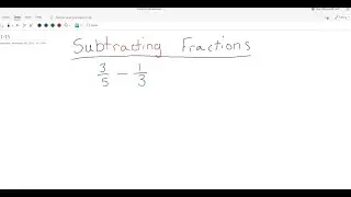 How to Subtract Fractions