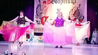 Восточный танец с шарфами