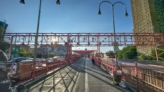 BMT Subway: (J/Z) and (M) lines at Williamsburg Bridge (R143, R160, R179) (8/22/24)