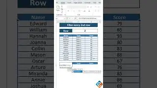 Dynamic Row Filtering: Filter Nth Row Based on Cell Value in Excel! 📊🔍✨ 